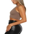 thumbnail image 4 of Women Y2k Ribbed Tank Tops Crew Neck Sleeveless Vests Summer Slim Fit Crop Tops Aesthetic Clothes, 4 of 6