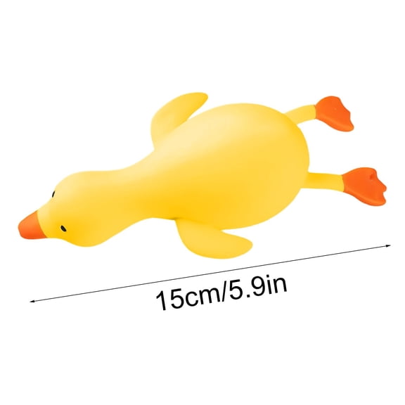 HASACHYL Squeeze Duck and Goose Fidget Toy - Pinchable Rubber Ducks and White Geese Stress Relief Toy, Funny Decompression Toy for Kids Adults