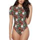 thumbnail image 1 of Fotbe Merry Christmas Body de Mujer con Cuello Redondo y Mangas Cortas, Sin Mangas Ajustado, Suave, Cómodo y Básico-XX-Large, 1 of 7
