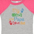 thumbnail image 4 of Inktastic My Oma and Papa Love Me Boys or Girls Baby Bodysuit, 4 of 5