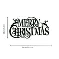 thumbnail image 3 of YOHAVEN Metal Merry Christmas Wall Hanging, Holiday Sign Decoration for Home Kitchen Living Room Office, Festive Christmas Party Mantle Decor, 3 of 7