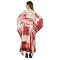thumbnail image 4 of Moomaya Printed Rayon Turkish Maxi Kaftan For Women Beachwear Bikini Cover Up Resort Dress, 4 of 7