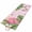 LightPink, variant on Summer Flamingo 2'x6' Runner Rugs for Hallway Kitchen Bedside Non Slip, Tropical Plants Botanical Floral Pink Plaid Entryway Rug Runners with Rubber Backing, Long Carpet Runner for Laundry Room
