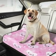 thumbnail image 5 of Qxltty Pink Gingham Love Pattern Cat litter Pads Pet Set of 2 Diaper Mats Center Anti-leakage Layer Absorbent Soft and Comfortable, 5 of 7