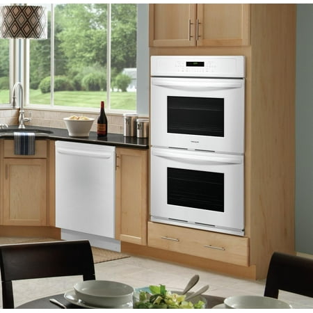 Frigidaire - 30" Built-In Double Electric Wall Oven - White