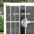 thumbnail image 4 of Mirador 111S 10' Outdoor Pergola Aluminum PC Sliding Door w/ Handle, 4 Panels, White (Not Pergola), 4 of 7