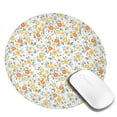 thumbnail image 2 of Disketp Floral1 Small Mouse Pad 7.9x7.9 Inches,Washable Round Mousepad for Office Laptop Computer,Non-Slip Rubber Base Mouse Pads for Wireless Mouse, 2 of 8