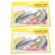 thumbnail image 5 of Señuelo de silicona suave de doble Color, simulación Artificial, accesorio de pesca, 2 unidades, 5 of 10