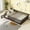 Espresso, variant on DOKEA Espresso Queen Size Floor Bed with Safety Railing - Playful Kids Bed & Compact Storage Solution