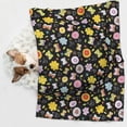 thumbnail image 6 of Naloa Flower Butterfly Dog Blanket, 3 Sizes Cat Blanket for Indoor Cats Large Medium Small Dog Gifts-Small, 6 of 8