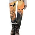 thumbnail image 2 of Travel Pants for Women Sevevn Womens Halloween Fashion Print Leggings Yoga Casual Pants Multicolor XL, 2 of 7