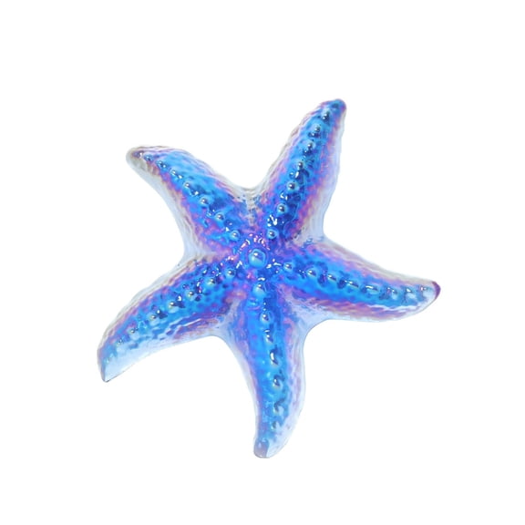 7829 Crystal Starfishs Figurines Glass Sea Star Statue Beach ThemedAn1ma1sOrnament