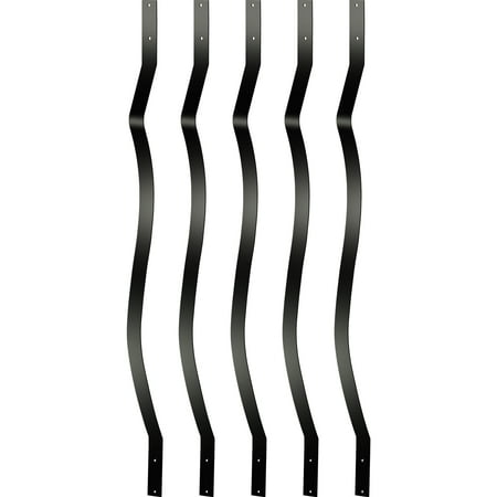 BENTISM Deck Balusters Metal Deck Spindles 60 Pack 29.5\" Aluminum Alloy Railing