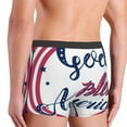 thumbnail image 5 of Kll God Bless America Patriotic Star Men'S Cotton Boxer Briefs Underwear-X-Large, 5 of 9