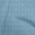 thumbnail image 1 of oneOone Cotton Poplin Twill Light Blue Fabric Cat & Cow For Kids Craft Projects Decor Fabric Printed By The Yard 56 Inch Wide, 1 of 5