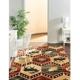 thumbnail image 3 of Rugs.com Pioneer Collection Rug – 6' x 9' Multi Medium-Pile Rug Perfect For Living Rooms, Large Dining Rooms, Open Floorplans, 3 of 9