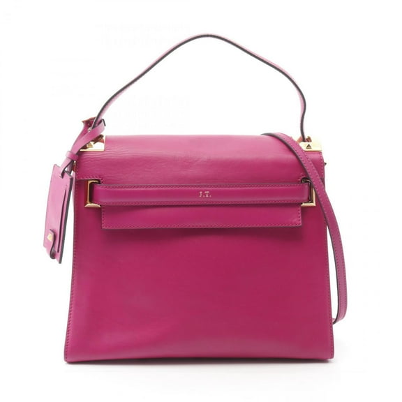 Pre-Owned Valentino handbag, leather, women's, pink (Good)