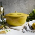 thumbnail image 2 of Staub Cast Iron Essential French Oven, Dutch Oven, 5-quart, serves 5-6, Made in France - Citron, 2 of 7