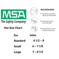 thumbnail image 2 of MSA Safety 463946 V-Gard Cap and Hats, Polyethylene, 5.62" Height x 11" Length x 8.5" Width, Standard Size, Green, 2 of 8