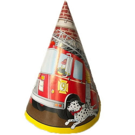 Rescue Vehicles Cone Hats (8ct)