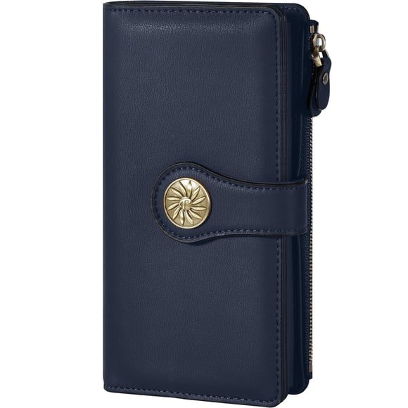 Cartera Travelambo de piel RFID de gran capacidad para mujer