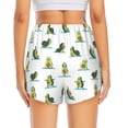 thumbnail image 2 of Lsque Cute Avocado Yoga Printed Women's Running Shorts with Liner Pockets,Elastic Quick Dry Workout Athletic Gym Yoga Shorts,Womens High Waist Shorts-XX-Large, 2 of 9