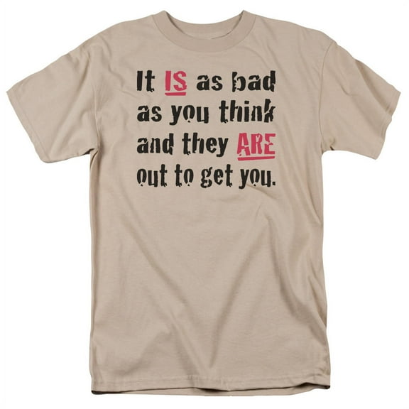 It Is As Bad As You Think Officially Licensed Adult T Shirt
