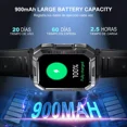 thumbnail image 4 of Reloj Inteligente Smart Watch Reloj Militar Para Hombre Blackview W60 Bluetooth Black 2.1 Sports, Ip68, 900mah, relojes inteligentes militares, relojes inteligentes con linterna, 4 of 8
