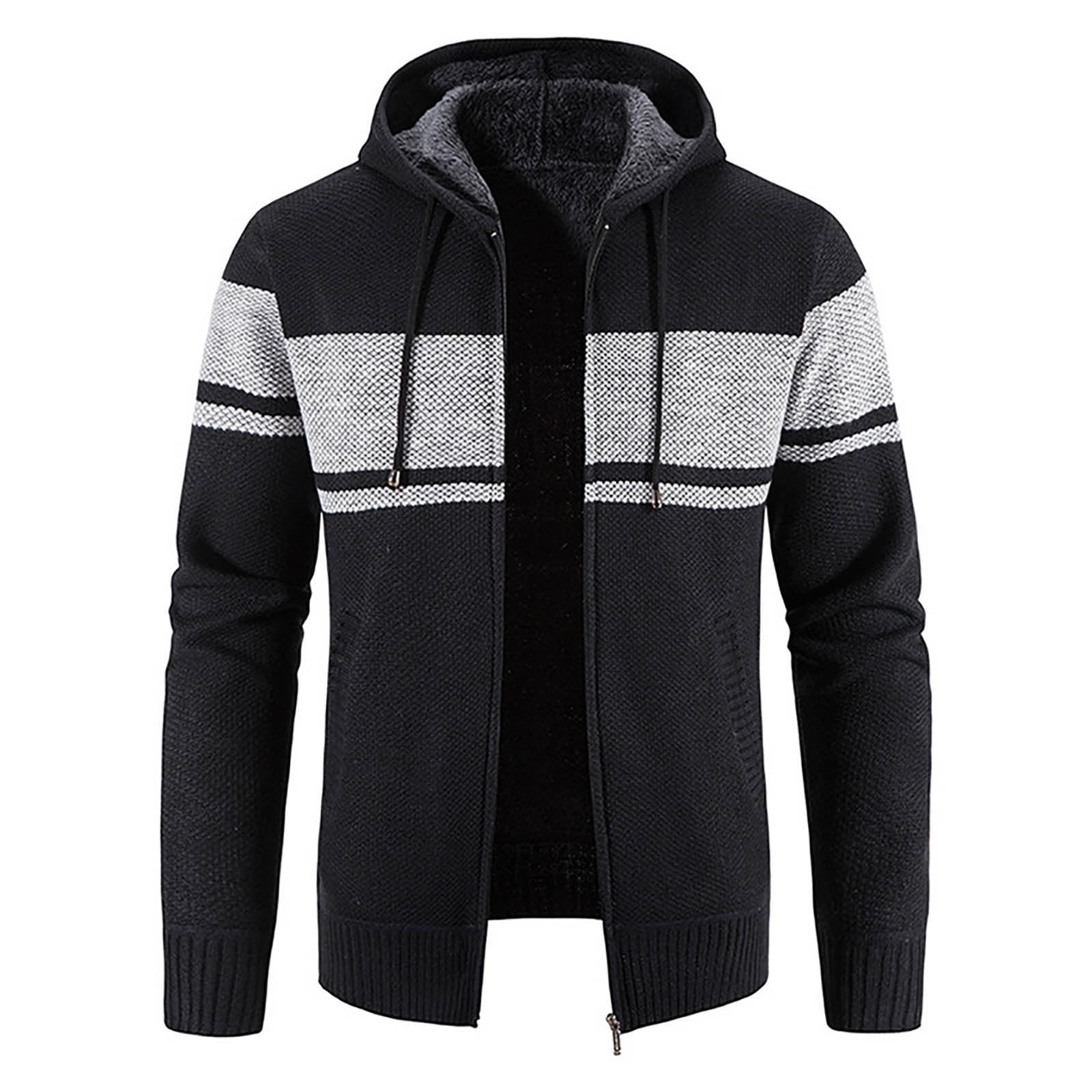 open front hoodie mens