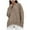 Khaki, variant on Womens Pullover Knit Sweater Top Women's Fashionable Oversized Round Neck Pullover Sweater Soft Wool Blend Comfort Casual Winter Knitwear Top