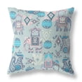thumbnail image 1 of Éléphant Howdah Broadcloth Intérieur Extérieur Soufflé et Oreiller Fermé en Rose Gris, 1 of 5