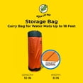 thumbnail image 2 of Aqua Lily Pad Storage Bag, Nylon Carry Bag for Water Mats Up to 18 Feet, Orange, 2 of 9