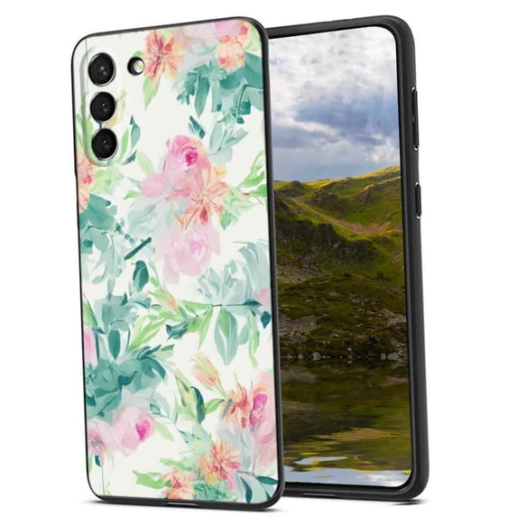 Compatible with Samsung Galaxy S23+ Plus Phone Case, Floral-14 Case Men Women, Flexible Silicone Shockproof Case for Samsung Galaxy S23+ Plus