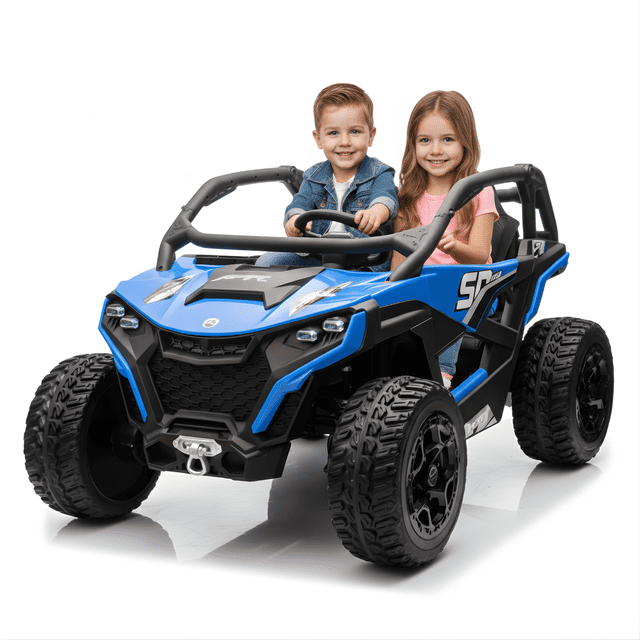 KidsVIP 24V Power MX 2-Seater Kids 4X4 Ride-On Buggy W/ Rubber Wheels & Remote