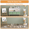 thumbnail image 5 of Leumius 4 Cube Kids Bookcase & Toy Storage Organizer with 3 Fabric Drawers for Playroom Storage,Green, 5 of 8