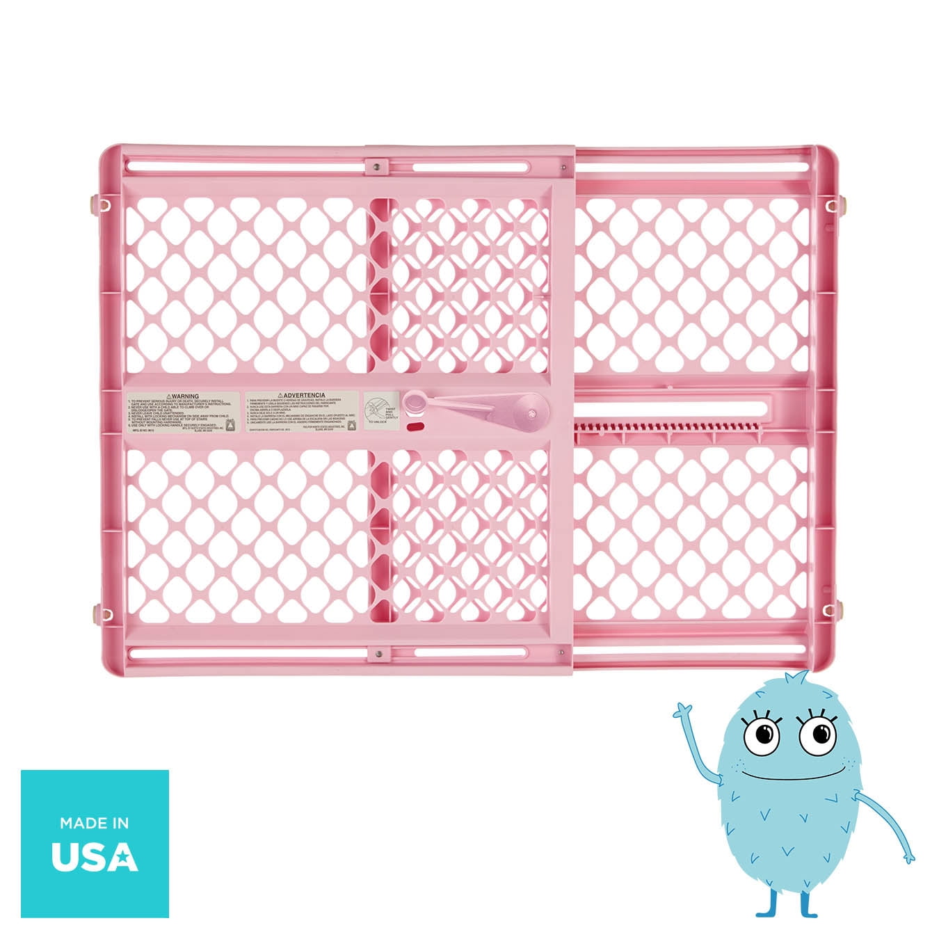 Toddleroo by North States 26"-42" Supergate Classic Baby Safety Gate, Plastic Material