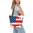 thumbnail image 2 of Easygdp American Flag Map Shoulder Bags for Women,Crossbody Bags Shoulder Purse Handbag for Women, 2 of 6