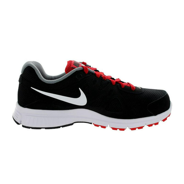 handelaar Charmant Tienerjaren Nike Men's Revolution 2 Black / White-Varsity Red-Cool Grey Ankle-High  Fabric Running Shoe - 10M - Walmart.com
