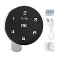 thumbnail image 2 of Electronic Cabinet Lock, Anti Theft Password Unlocking Aluminum Alloy Smart Cabinet Lock  for Office, 2 of 7