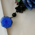 thumbnail image 3 of Gothic Lace Bracelet with Finger Ring Rose Flower Bracelet Lolita Costume Party Hand Chain for Women, 3 of 5