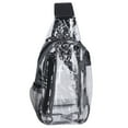Clear Sling Bag Stadium Approved Small PVC Casual Waterproof Transparent Chest Bag for Hiking