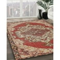 thumbnail image 3 of Ahgly Company Machine Washable Indoor Rectangle Traditional Fire Brick Red Area Rugs, 5' x 8', 3 of 7