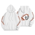 thumbnail image 1 of Sweat à Capuche Surdimensionné pour Femmes Mignon Col Rond avec Poches Décontracté Manches Longues Uni Vêtements Preppy, 1 of 7