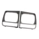 thumbnail image 1 of 2x CH2513156 Puerta de faro Accesorios para coche Bisel de faro delantero izquierdo y derecho Patrón de carbono, 1 of 9