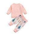 thumbnail image 4 of FOCUSNORM Sweatshirt à Manches Longues et Col Rond pour Enfants Tout-Petits + Pantalon, 4 of 7