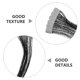 thumbnail image 3 of BESTYASH Extensiones De Negro Human Hair Para Cambio Fácil Natural, 3 of 8