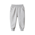 thumbnail image 1 of 27 niños pantalones largos deportivos niños flocados pantalones casuales Color puro algodón tela mixta cintura media estilo coreano, 1 of 5