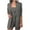 Dark Gray-vestidos de otoño para mujer, variant on Aboser Women Suits 3 Piece Fashion Blazer Solid Cardigan Camisole Long Sleeve Blazer with Shorts Pants Open Front Jacket