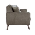 thumbnail image 4 of Lexicon Janne Microfiber Love Seat in Brown, 4 of 8