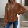 thumbnail image 2 of Long Sleeve Fall Tops Y2k Fall Savings Clearance 2024 Casual Full Sleeve Round Neck Tops Loose Blouse Graphic Sweatshirt, 2 of 6